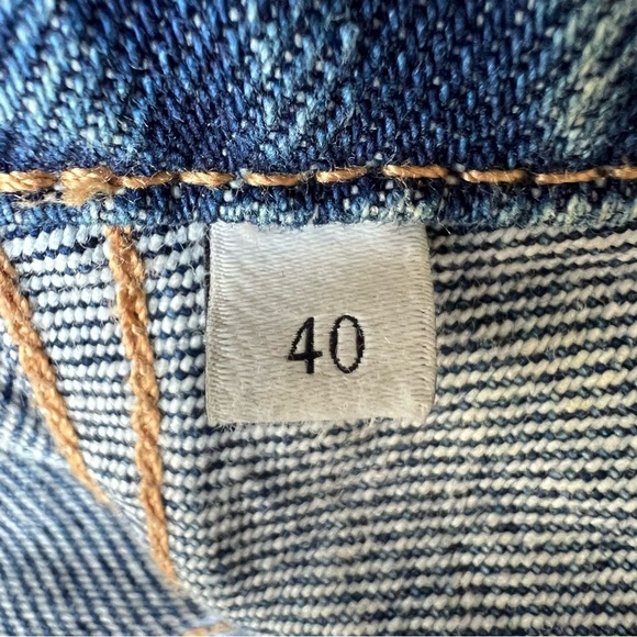 SANDRO PARIS Denim Plaid Hybrid Jacket Cropped  Shacket Trucker Coat Overshoot - Picture 12 of 12